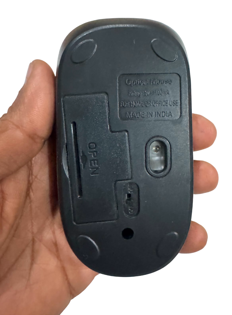 New Touch Wireless Mouse back view